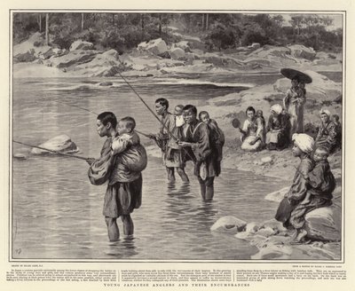 Young Japanese Anglers and their Encumbrances by Frank Dadd